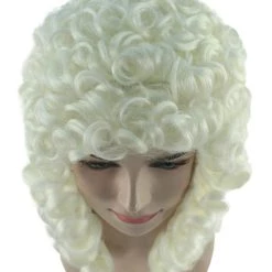 HPO Women's Womens Judge Wig | White TV/Movie Wig