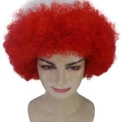 FLAGWIGS Poland Flag Sport Afro Halloween Wig Women's