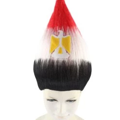 FLAGWIGS Egypt Flag Sports Troll Wig | Premium Breathable Capless Cap Women's