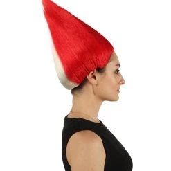 FLAGWIGS Women's Peru Flag Sports Troll Wig | Premium Breathable Capless Cap