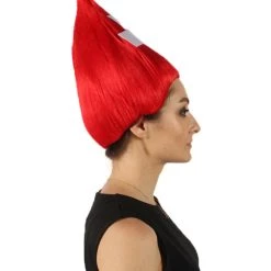 FLAGWIGS Women's Switzerland Flag Sport Troll Wig | Premium Breathable Capless Cap