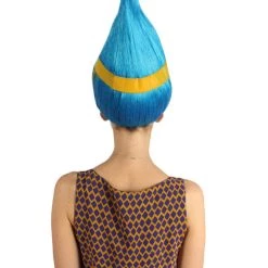FLAGWIGS Sweden Flag Wig | Sport Troll Wig | Premium Breathable Capless Cap Women's