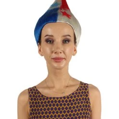 FLAGWIGS Women's Panama Flag Sport Troll Wig | Premium Breathable Capless Cap