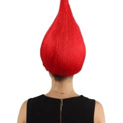 FLAGWIGS Women's Tunisia Flag Sport Troll Wig | Premium Breathable Capless Cap