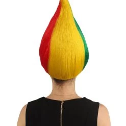 FLAGWIGS Women's Senegal Flag Sport Troll Wig | Premium Breathable Capless Cap