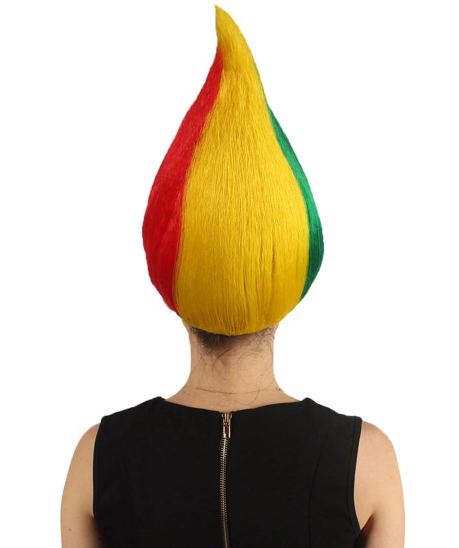FLAGWIGS Women's Senegal Flag Sport Troll Wig | Premium Breathable Capless Cap