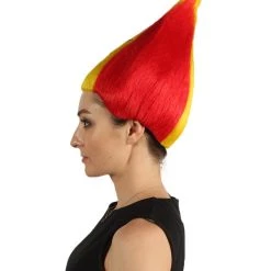 FLAGWIGS Women's Senegal Flag Sport Troll Wig | Premium Breathable Capless Cap