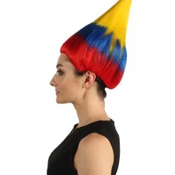 FLAGWIGS Colombia Flag Sport Troll Wig | Premium Breathable Capless Cap Women's