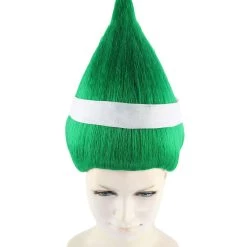 FLAGWIGS Nigeria Flag Sport Troll Wig | Premium Breathable Capless Cap Women's