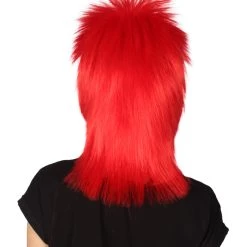 FLAGWIGS Morocco Flag Sport Mullet Wig | Premium Breathable Capless Cap