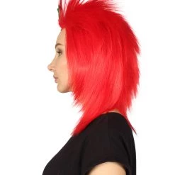 FLAGWIGS Morocco Flag Sport Mullet Wig | Premium Breathable Capless Cap