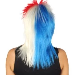 FLAGWIGS Panama Flag Sport Mullet Wig | Premium Breathable Capless Cap Women's
