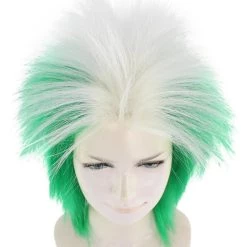 FLAGWIGS Nigeria Flag Sport Mullet Wig | Premium Breathable Capless Cap Women's