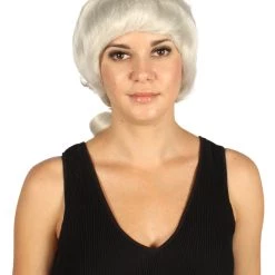 HPO Women's Womens Colonial Lady Wig Lt. Blonde | Premium Breathable Capless Cap