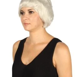 HPO Women's Womens Colonial Lady Wig Lt. Blonde | Premium Breathable Capless Cap
