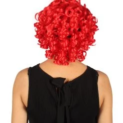 HPO Women's Womens Colonial Historical Curly Wig | Multiple Colors | Premium Breathable Capless Cap