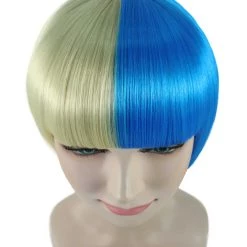 HPO Womens Two-tone Short Bob Wig | Multiple Color Collection | Premium Breathable Capless Cap