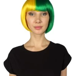 HPO Womens Two-tone Short Bob Wig | Multiple Color Collection | Premium Breathable Capless Cap