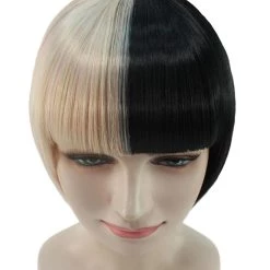 HPO Womens Two-tone Short Bob Wig | Multiple Color Collection | Premium Breathable Capless Cap