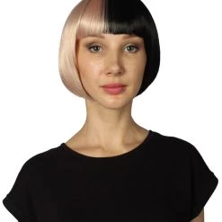 HPO Womens Two-tone Short Bob Wig | Multiple Color Collection | Premium Breathable Capless Cap