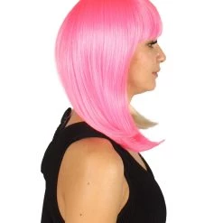 HPO Womens Two-tone Medium Bob Wig | Multiple Color Collection | Premium Breathable Capless Cap Women's Wigs