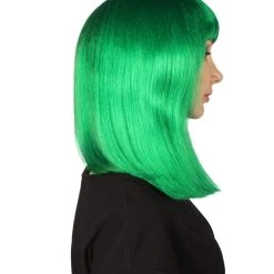 HPO Womens Two-tone Medium Bob Wig | Multiple Color Collection | Premium Breathable Capless Cap Women's Wigs