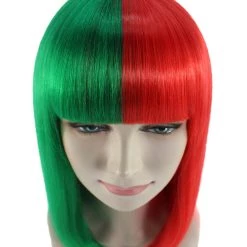 HPO Womens Two-tone Medium Bob Wig | Multiple Color Collection | Premium Breathable Capless Cap Women's Wigs