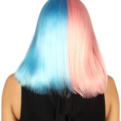 HPO Womens Two-tone Medium Bob Wig | Multiple Color Collection | Premium Breathable Capless Cap Women's Wigs