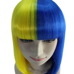 HPO Womens Two-tone Medium Bob Wig | Multiple Color Collection | Premium Breathable Capless Cap Women's Wigs