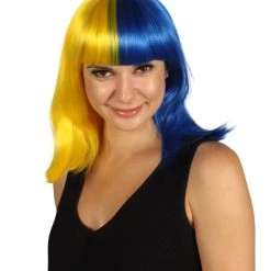 HPO Womens Two-tone Medium Bob Wig | Multiple Color Collection | Premium Breathable Capless Cap Women's Wigs