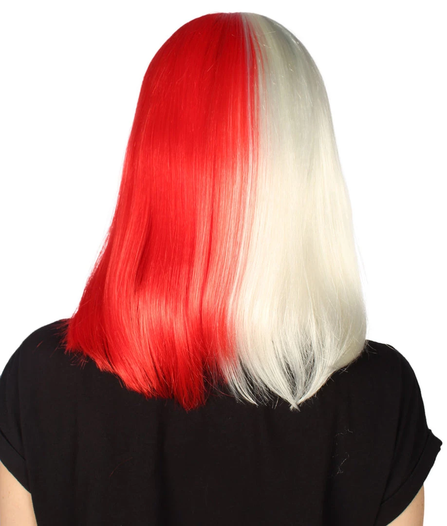 HPO Womens Two-tone Medium Bob Wig | Premium Breathable Capless Cap