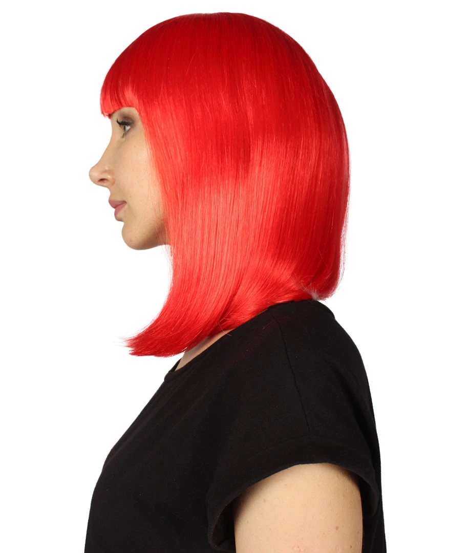 HPO Womens Two-tone Medium Bob Wig | Premium Breathable Capless Cap