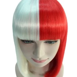 HPO Womens Two-tone Medium Bob Wig | Premium Breathable Capless Cap