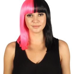 HPO Womens Two-tone Medium Bob Wig | Multiple Color Collection | Premium Breathable Capless Cap Women's Wigs