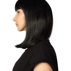 HPO Womens Two-tone Medium Bob Wig | Multiple Color Collection | Premium Breathable Capless Cap Women's Wigs