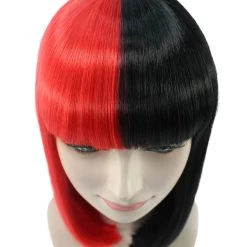 HPO Womens Two-tone Medium Bob Wig | Multiple Color Collection | Premium Breathable Capless Cap Women's Wigs
