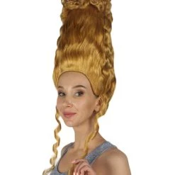 HPO Womens Marie Antoinette French Colonial Wig | Blonde Historical Wigs