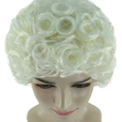 HPO Women's Women Colonial Historical Curly Wig | Blonde Cosplay Wigs | Premium Breathable Capless Cap