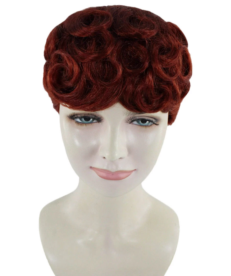 HPO Womens 50's Housewife Wig | Red TV/Movie Wigs