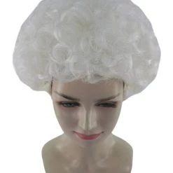HPO Womens 18th Century Colonial Lady Wig | Lt. Blonde Historical Wig | Premium Breathable Capless Cap Women's