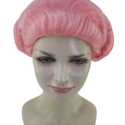 HPO Women's Adult Womens Wig | Pink Vintage Wigs | Premium Breathable Capless Cap