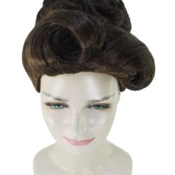 HPO Women's Womens Missy Mistress Brown Wig | TV/Movie Wigs | Premium Breathable Capless Cap