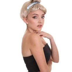 HPO Princess Womens Blonde Wig | Storybook & Fairytale Wigs | Premium Breathable Capless Cap Women's