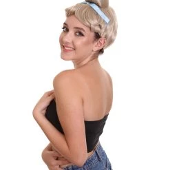 HPO Princess Womens Blonde Wig | Storybook & Fairytale Wigs | Premium Breathable Capless Cap Women's