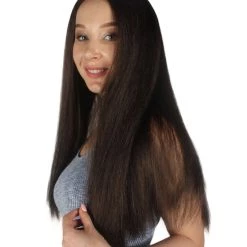 HPO Women's Womens Adult Princess Wig | Brown TV/Movie Wigs | Premium Breathable Capless Cap