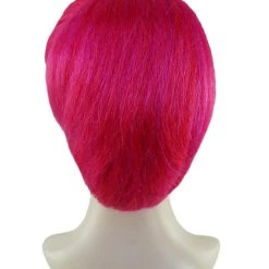 HPO Women's Womens Online Game Wig | Pink Video Game Wigs | Premium Breathable Capless Cap
