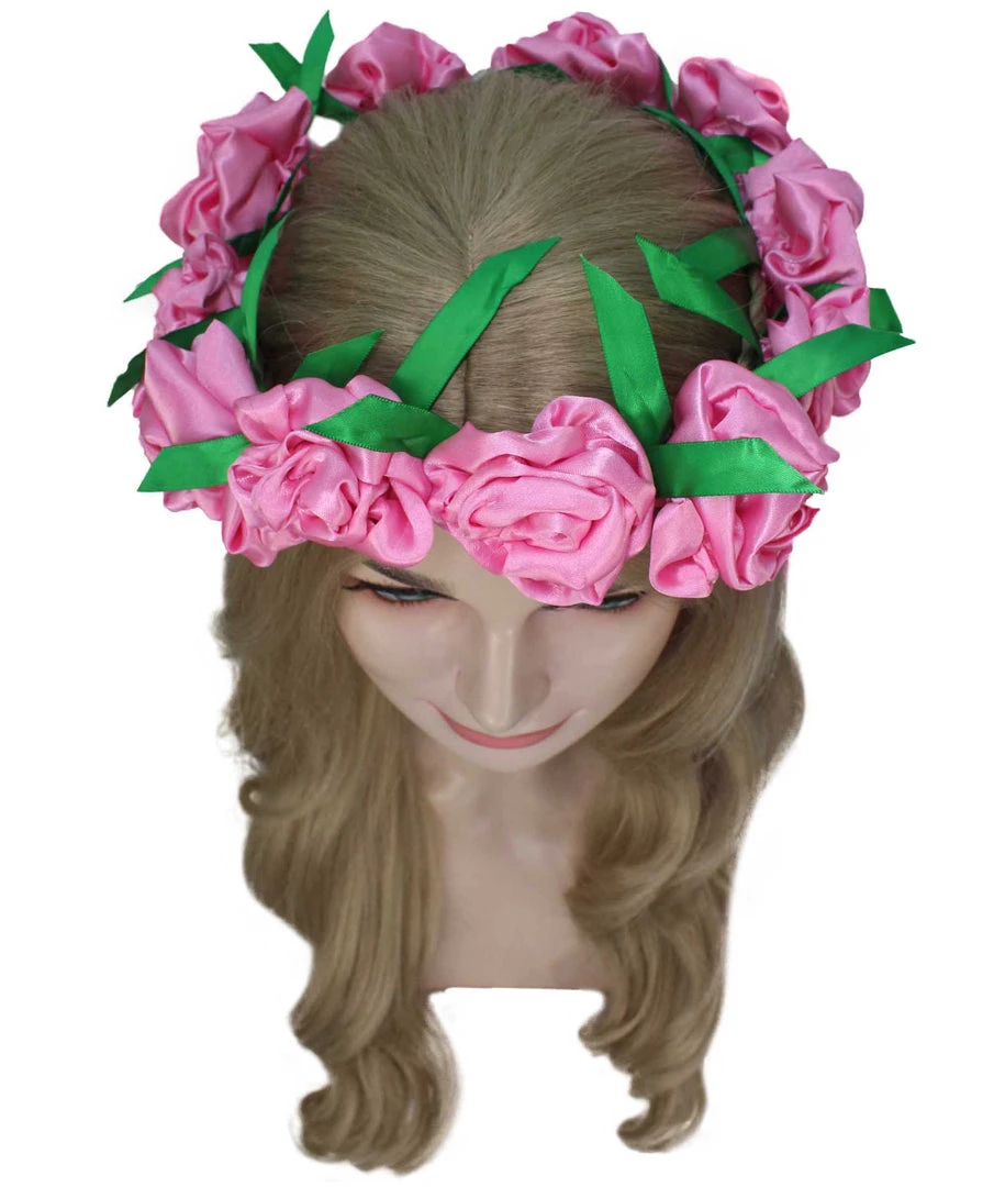 HPO Women's Long Wavy Wigs | Dark Blonde Cosplay Wigs | Premium Breathable Capless Cap