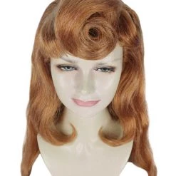 HPO Womens Princess Wig | Brown TV/Movie Wigs | Premium Breathable Capless Cap Women's
