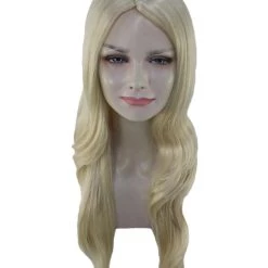 HPO Women's Sanderson Witch Sister Halloween Wig | Blonde TV/Movie Wigs | Premium Breathable Capless Cap