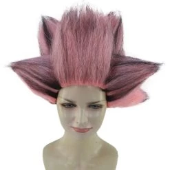 HPO Womens Musical Wigs | Pink & Black Animal Wigs | Premium Breathable Capless Cap Women's